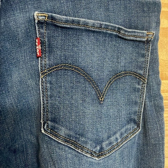 Levi Strauss & CO 721 high waist size 31 super skinny medium wash stretchy jeans - Picture 7 of 12